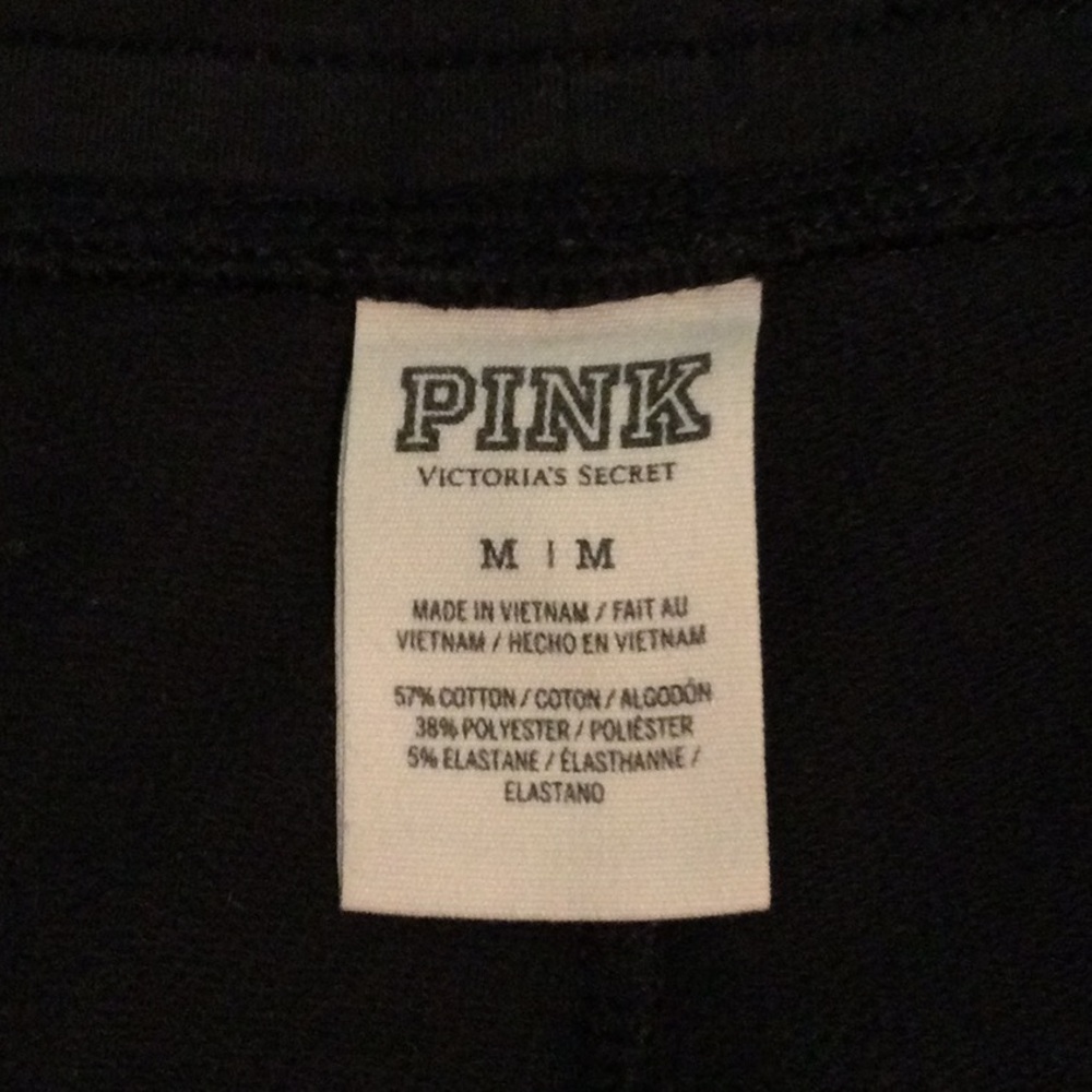 PINK Black Sweatpants - Picture 7 of 7